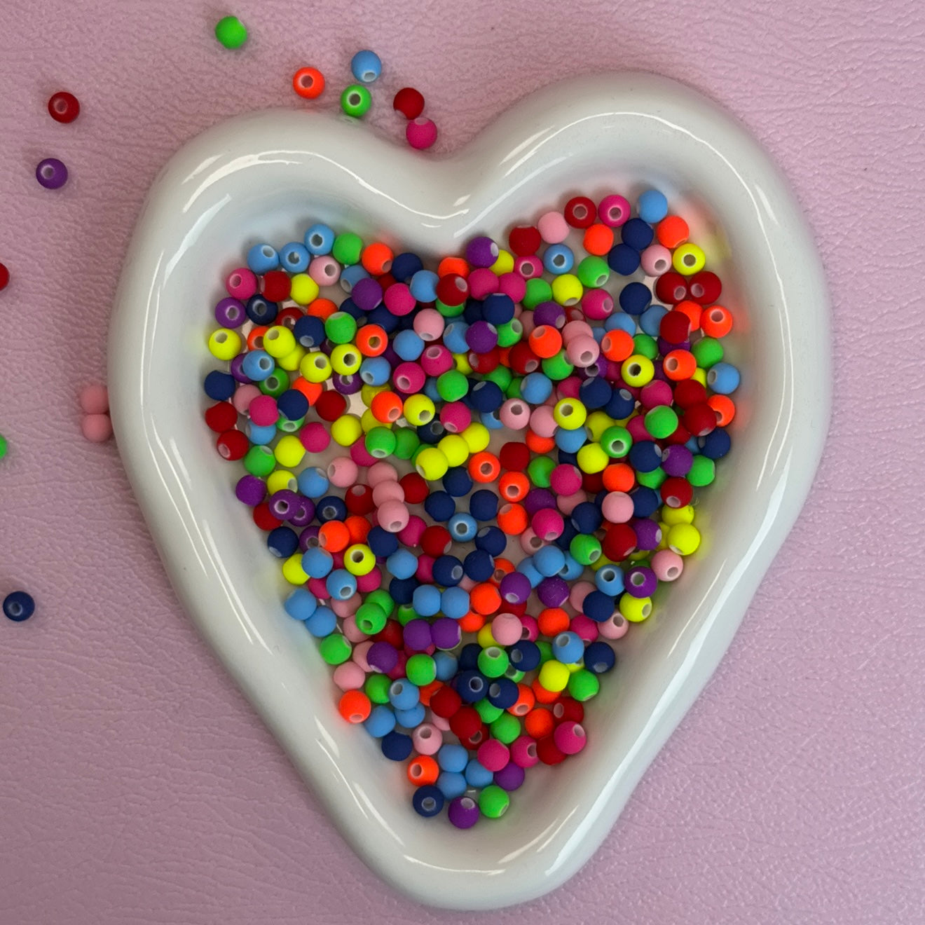 Acrylic beads-high quality 6mm rainbow spacer beads（for beadable pens ,keychains,phonechains)